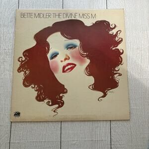 Vintage Bette Midler The Divine Miss M 1972 Atlantic Vinyl LP